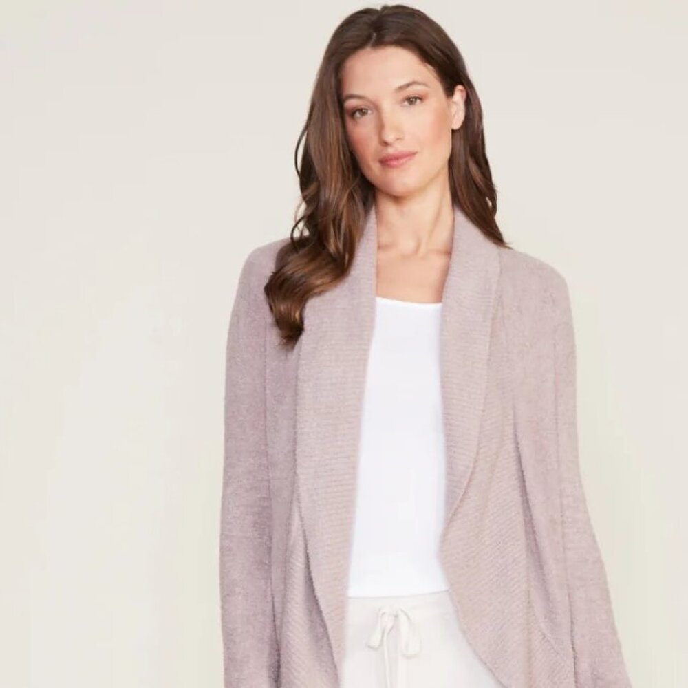 Barefoot Dreams CozyChic® Lite® Circle Cardigan - Taupe